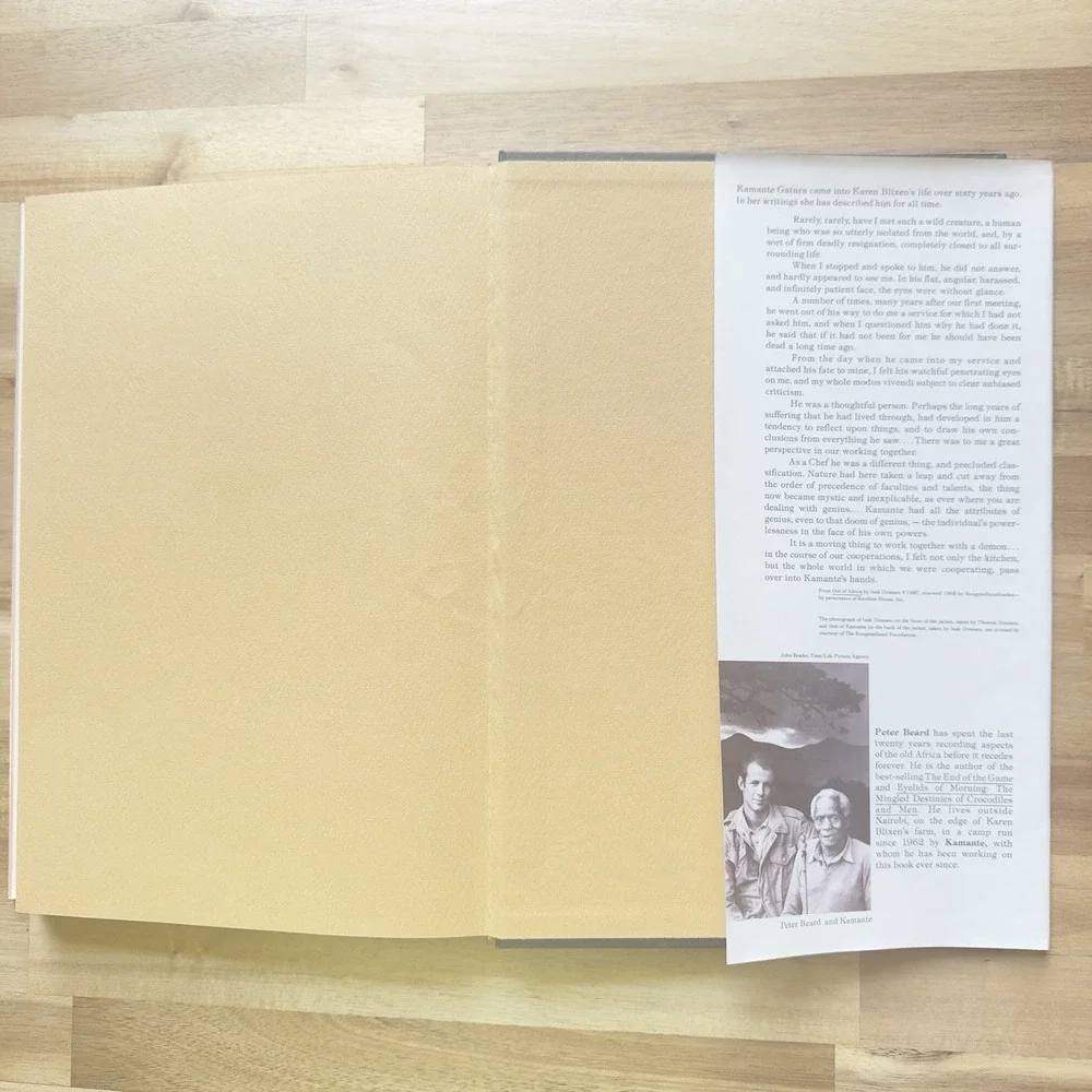 PETER BEARD /‎ LONGING FOR DARKNESS KAMANTE'S TALES FROM OUT OF AFRICA FIRST ED.